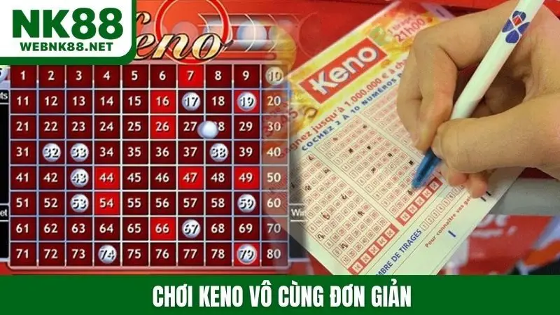 Chơi Keno vô cùng đơn giản