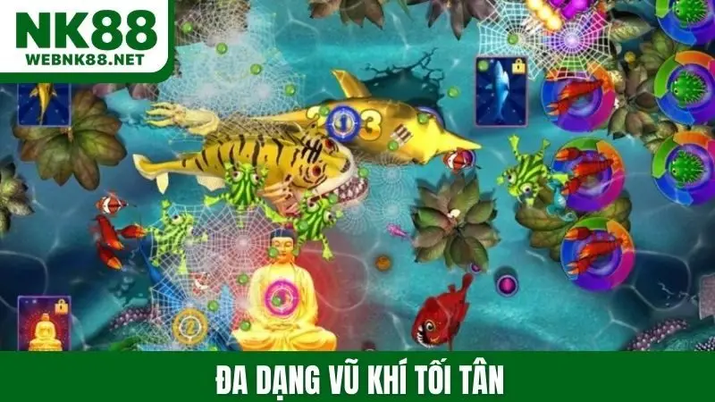 Đa dạng vũ khí tối tân