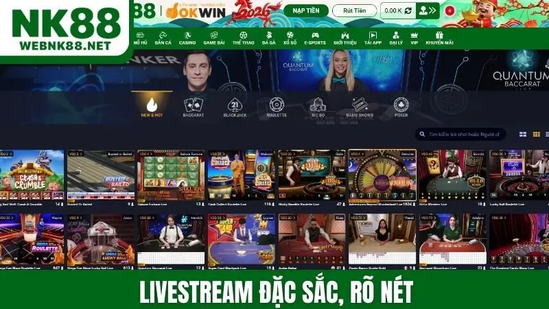 Livestream đặc sắc, rõ nét
