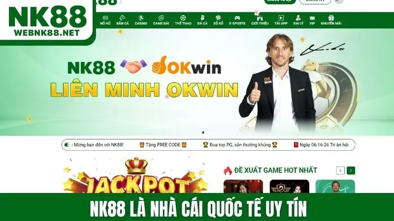 NK88 là nhà cái quốc tế uy tín