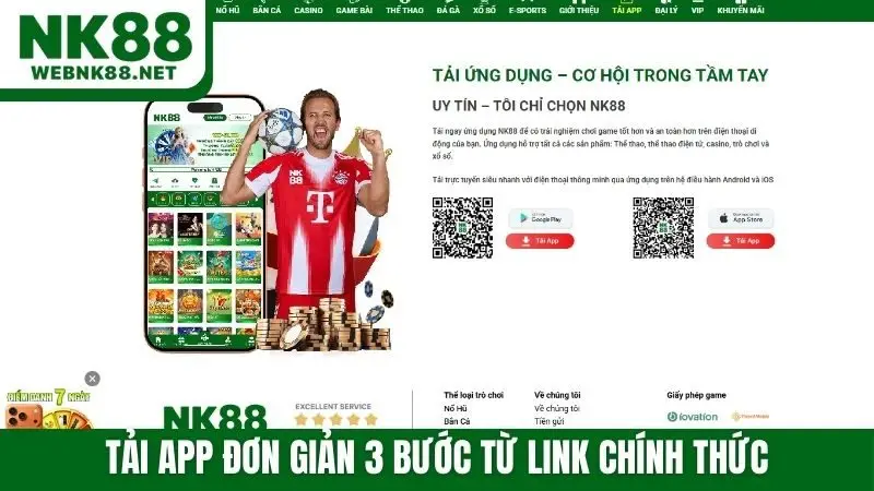 Tải app đơn giản 3 bước từ link chính thức