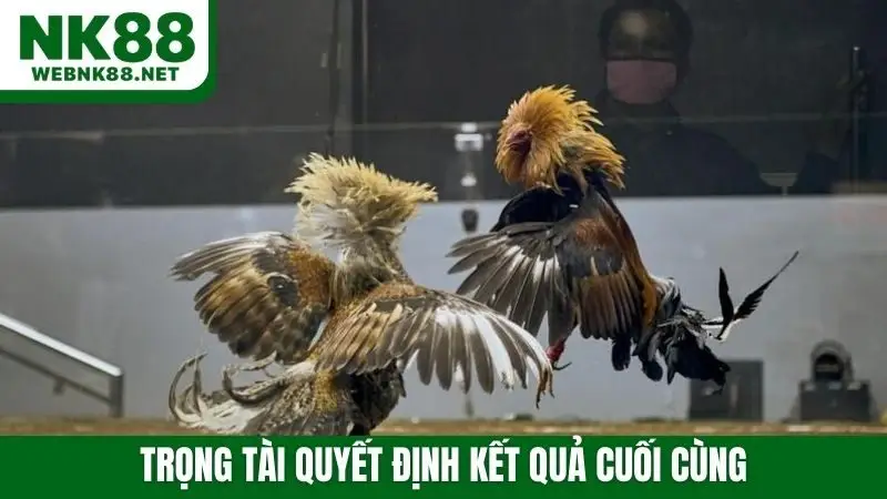 Trọng tài quyết định kết quả cuối cùng